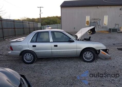 1993 Plymouth Sundance из США, поврежденный, VIN 1P3XP28K6PN513147